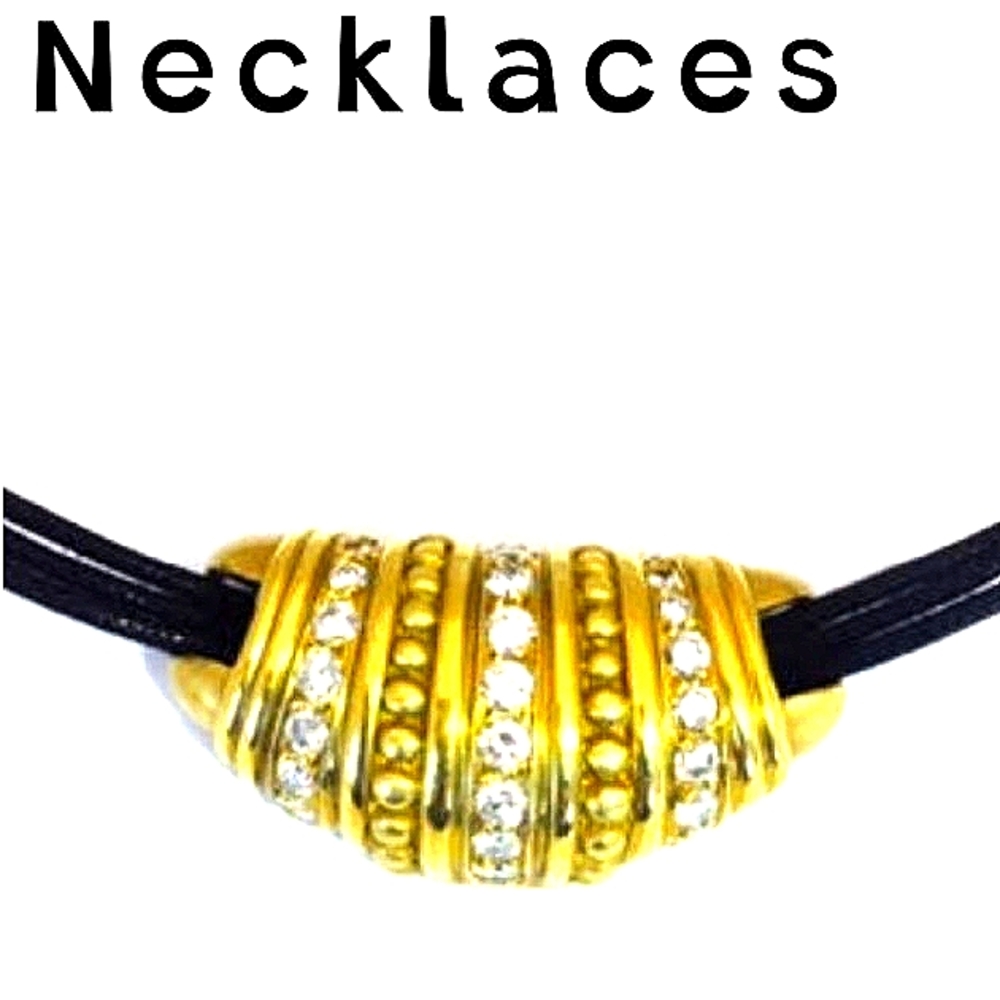 Judith Ripka 18K Yellow Gold Diamond Slide Pendant Necklace